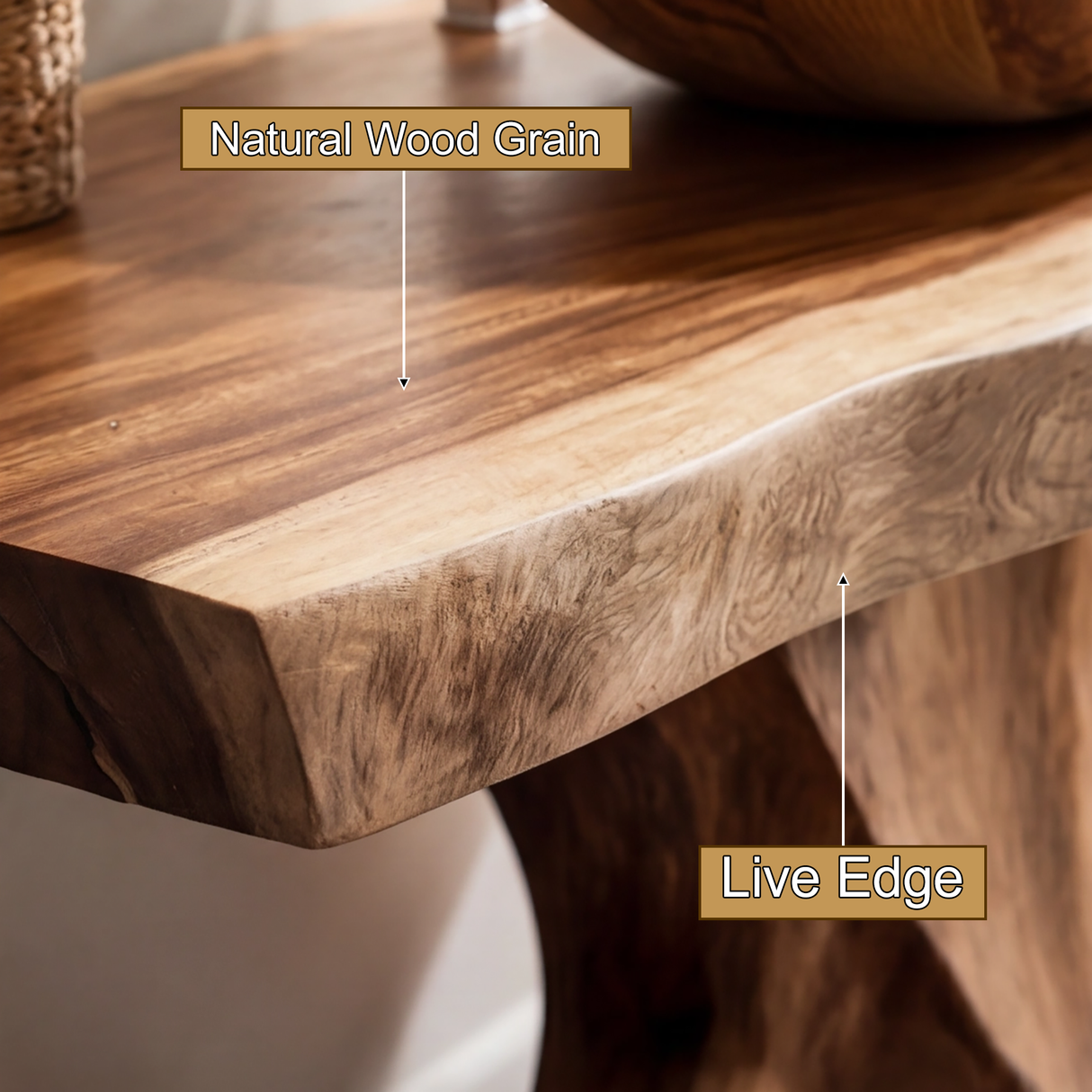 Velthora Rootform Solid Wood Freestanding Bathroom Vanity SPA576801 - Timberustic Freestanding Bathroom Vanity