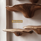 Velthorne Live Edge Solid Wood Mushroom Floating Shelf SPA054634 - Timberustic Floating Shelf