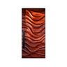 Veltrava Sculpted Solid Wood Rectangular Single Door Mahogany - Timberustic Door