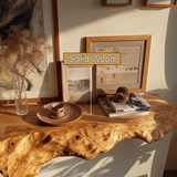 Veltrix Live Edge Solid Wood Floating Shelf SPA584233 - Timberustic Floating Shelf