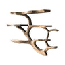 Veltrune Live Edge Solid Wood Floating Kitchen Shelf Natural Oak - Timberustic Floating Kitchen Shelf