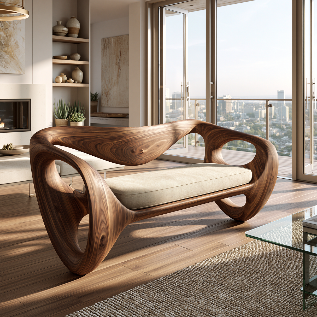 Velunor Handcrafted Solid Wood Sofa - Timberustic Sofa