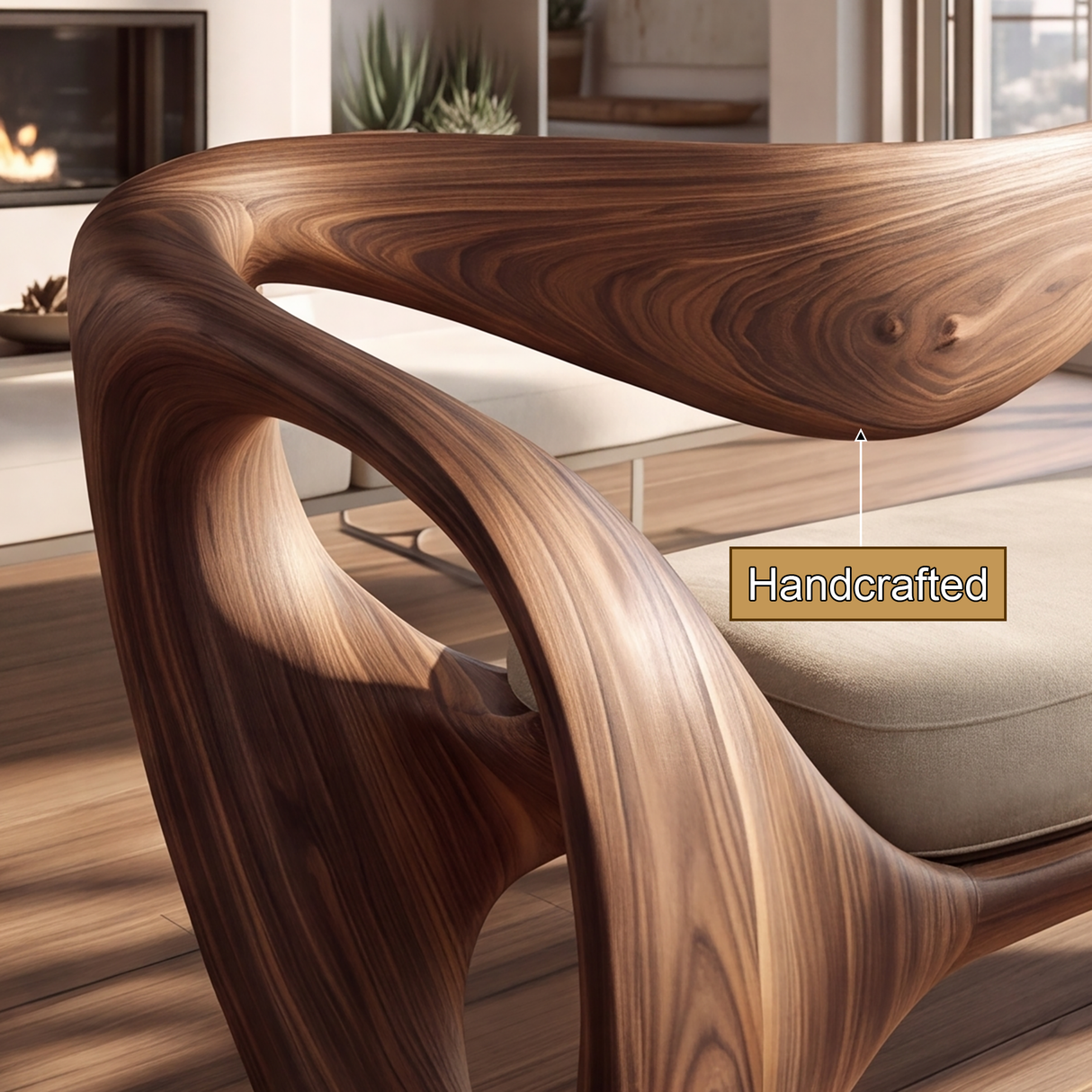 Velunor Handcrafted Solid Wood Sofa - Timberustic Sofa