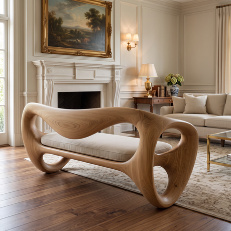 Velunor Handcrafted Solid Wood Sofa Natural Oak - Timberustic Sofa