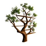 Verdalis Handcrafted Solid Wood Tree Bookshelf