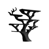 Verdane Live Edge Solid Wood Kitchen Shelf Black - Timberustic Kitchen Shelf