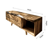 Verdanis Live Edge Solid Wood Freestanding Bathroom Vanity with Drawers - Timberustic Freestanding Bathroom Vanity with Drawers