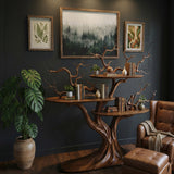 Verdanor Handcrafted Solid Wood Tree Bookshelf
