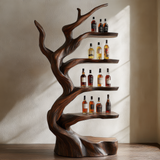 Verdanor Sculpted Solid Wood Tree Wine Rack