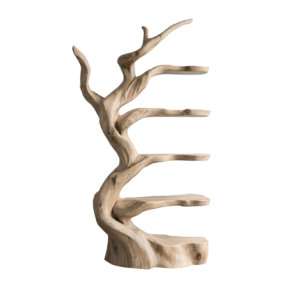 Verdanor Sculpted Solid Wood Tree Wine Rack