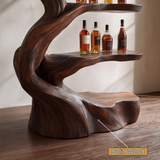 Verdanor Sculpted Solid Wood Tree Wine Rack