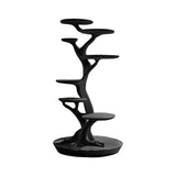 Verdant Sculpted Solid Wood Tree-Inspired Cat Tree Shelf Black - Timberustic Tree-Inspired Cat Tree Shelf