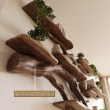 Verdantridge Handcrafted Solid Wood Tree Bookshelf