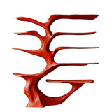 Verdellune Organic Tree Wine Rack Mahogany - Timberustic Tree Wine Rack