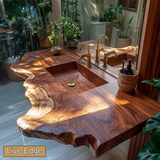 Verdena Live Edge Solid Wood Floating Bathroom Vanity with Integrated Sink - Timberustic Floating Bathroom Vanity with Integrated Sink