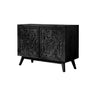 Verdorin Hand-Carved Solid Wood Sideboard Cabinet