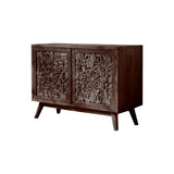 Verdorin Hand-Carved Solid Wood Sideboard Cabinet