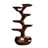 Vertis Sculpted Solid Wood Tree-Inspired Cat Tree Shelf Dark Walnut - Timberustic Tree-Inspired Cat Tree Shelf