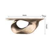 Veylith Sculpted Solid Wood Console Table - Timberustic Console Table