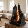 Veylorn Sculpted Mountain Table Lamp Black - Timberustic Table Lamp