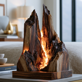 Veylorn Sculpted Mountain Table Lamp - Timberustic Table Lamp