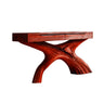 Veylorn Sculpted Solid Wood Console Table