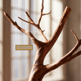 Veylorn Sculpted Solid Wood Tree Coat Rack - Timberustic Tree Coat Rack