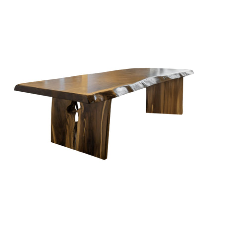 Veyra Organic Modern Sculptural Solid Wood Dining Table