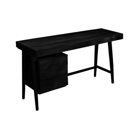 Viora Modern Handcrafted Solid Wood Desk with Drawers