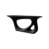 Virel Sculpted Solid Wood Console Table