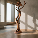 Virelden Sculpted Solid Wood Tree Coat Rack - Timberustic Tree Coat Rack
