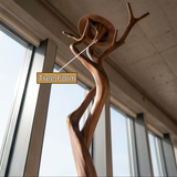 Virelden Sculpted Solid Wood Tree Coat Rack - Timberustic Tree Coat Rack
