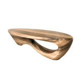 Virelia Live Edge Solid Wood Coffee Table Natural Oak - Timberustic Coffee Table