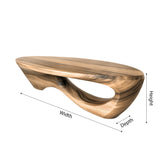 Virelia Live Edge Solid Wood Coffee Table - Timberustic Coffee Table