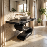 Virelith Handcrafted Solid Wood Freestanding Bathroom Vanity - Timberustic Freestanding Bathroom Vanity