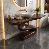 Virelith Handcrafted Solid Wood Freestanding Bathroom Vanity - Timberustic Freestanding Bathroom Vanity