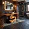 Virelith Handcrafted Solid Wood Freestanding Bathroom Vanity - Timberustic Freestanding Bathroom Vanity