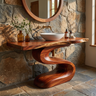 Virelith Handcrafted Solid Wood Freestanding Bathroom Vanity - Timberustic Freestanding Bathroom Vanity