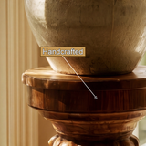 Virelith Solid Wood Pedestal Stand - Timberustic Pedestal Stand