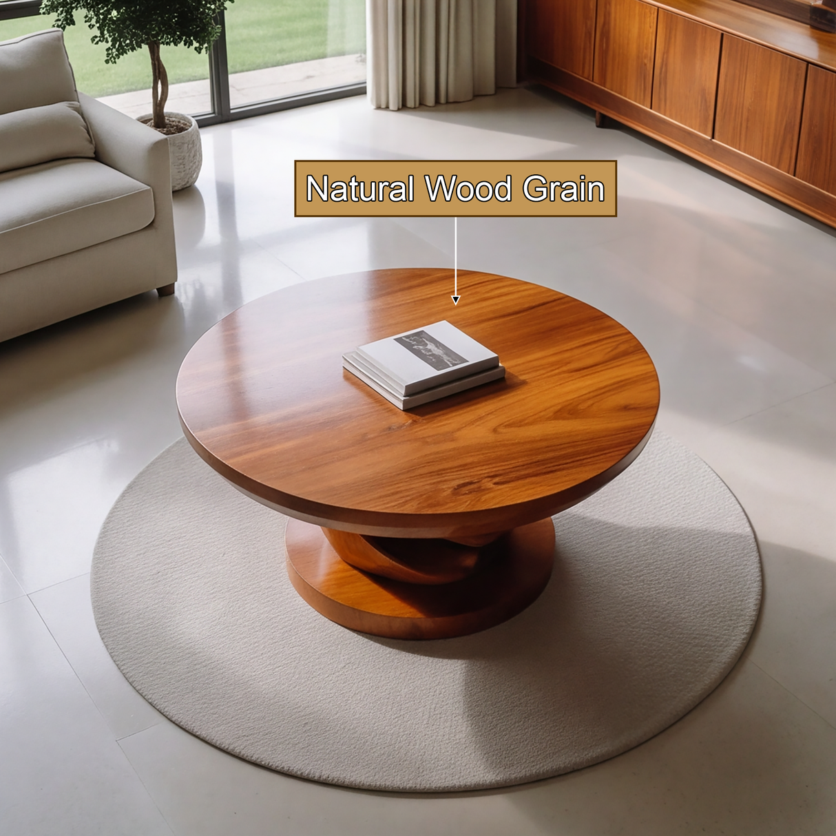 Virella Handcrafted Solid Wood Coffee Table SPA925789 - Timberustic Coffee Table