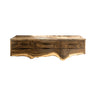 Virella Live Edge Solid Wood Floating Bathroom Vanity with Drawers Natural Oak - Timberustic Floating Bathroom Vanity With Drawers