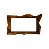 Virella Live Edge Solid Wood Mirror Frame Brown - Timberustic Mirror