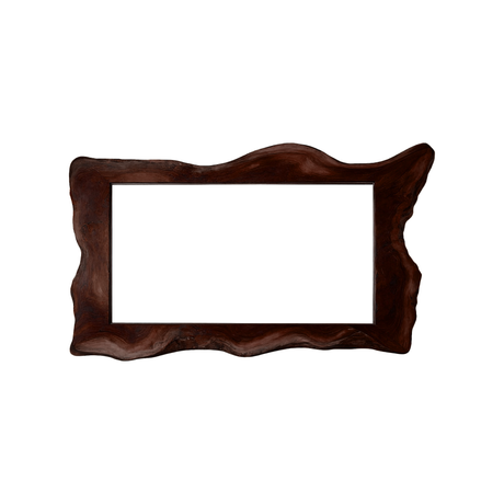Virella Live Edge Solid Wood Mirror Frame Dark Walnut - Timberustic Mirror