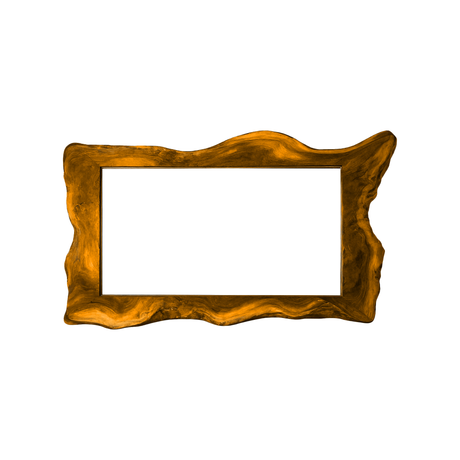 Virella Live Edge Solid Wood Mirror Frame Teak - Timberustic Mirror