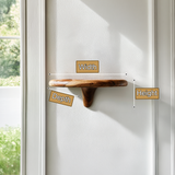 Virella Mushroom Solid Wood Floating Shelf SPA218397 - Timberustic Floating Shelf