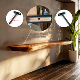 Virella Live Edge Solid Wood Floating Shelf SPA365792 - Timberustic Floating Shelf