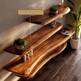 Virella Live Edge Solid Wood Floating Shelf SPA365792 - Timberustic Floating Shelf