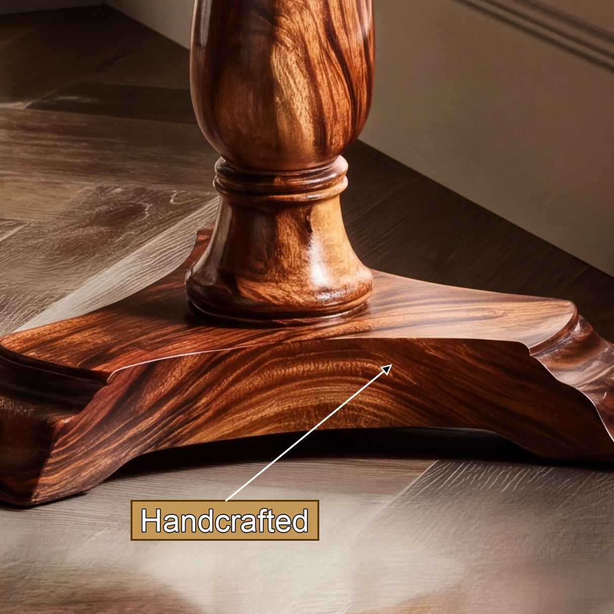 Virella Solid Wood Pedestal Stand - Timberustic Pedestal Stand
