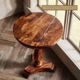 Virella Solid Wood Pedestal Stand - Timberustic Pedestal Stand