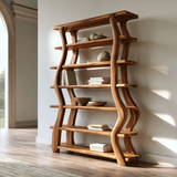 Virellan Handcrafted Solid Wood Bookshelf